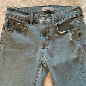 Loft Denim Cropped Skinny Jean